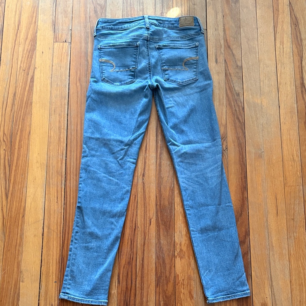 American Eagle Outfitters Blue Skinny Jeans - Picture 6 of 6